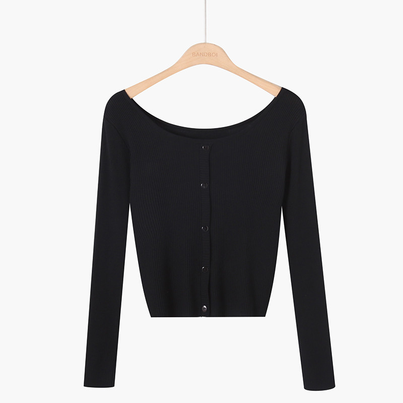 Új modell női pulóver csónakos nyakkivágással több színben