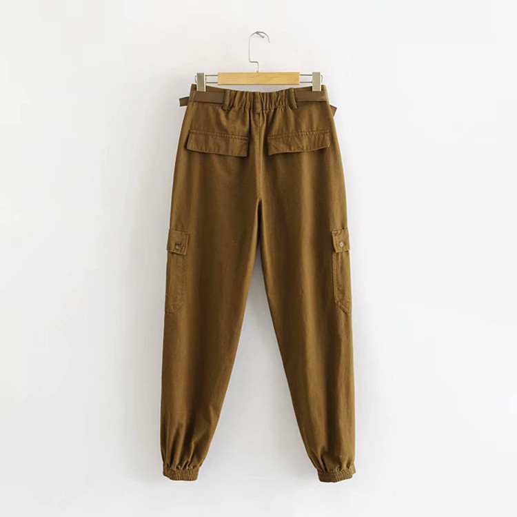 Дамски ежедневен панталон със странични джобове в два цвята