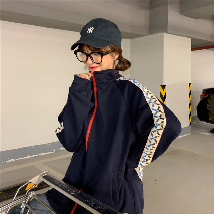 Γυναικείο φούτερ με μπλε χρώμα