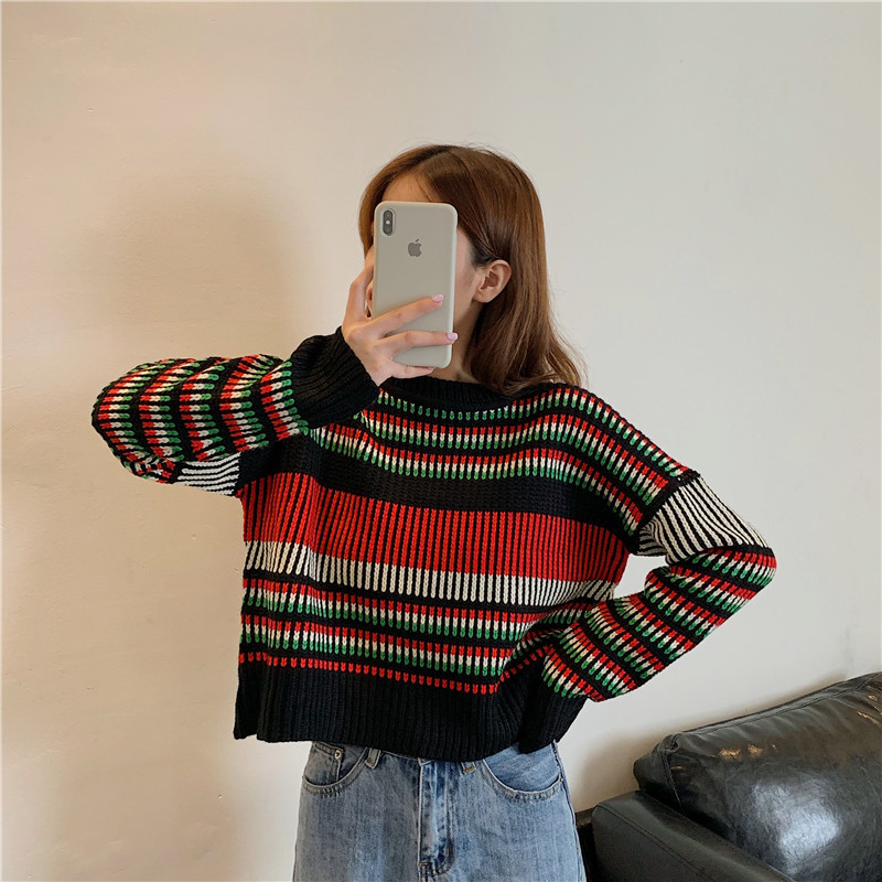 Pulover casual dama in doua culori