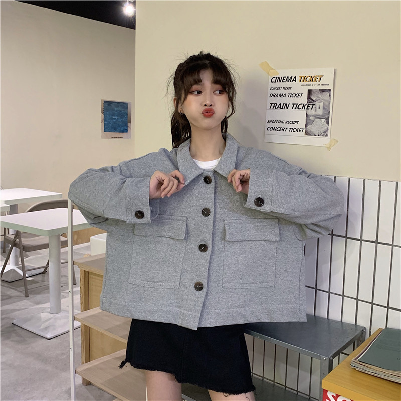 Női alkalmi kabát két színben - széles modell