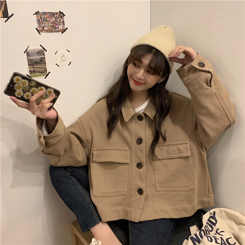 Női alkalmi kabát két színben - széles modell