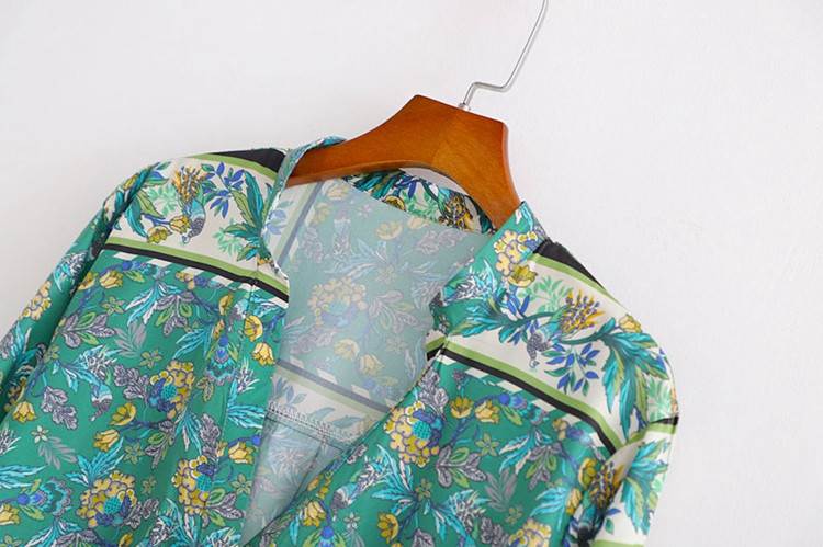 Mintás mintás női ing - széles modell