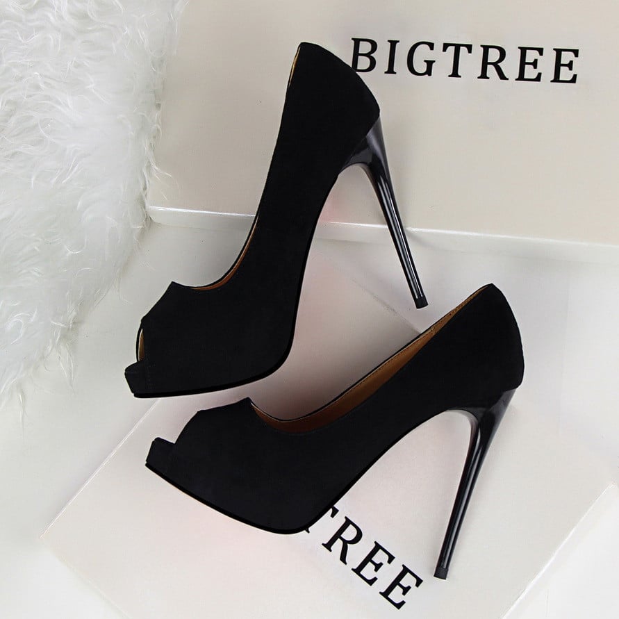 Modern női magas sarkú cipő hét színben