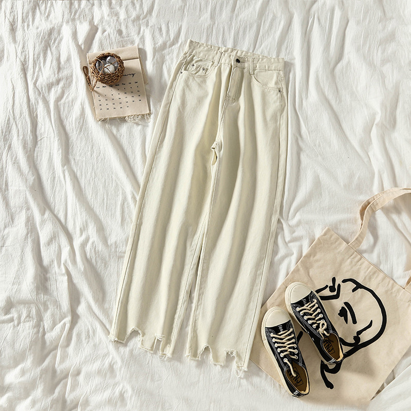 Γυναικεία τζιν με σκισμένα μοτίβα σε δύο χρώματα