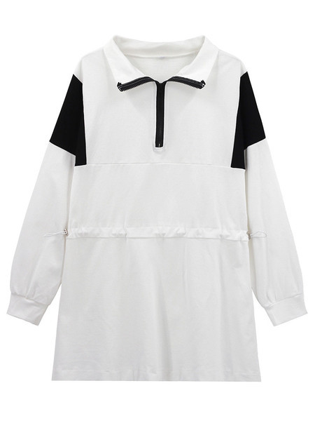 Új modell sport-alkalmi ruha gumírozott derékkal, két színben