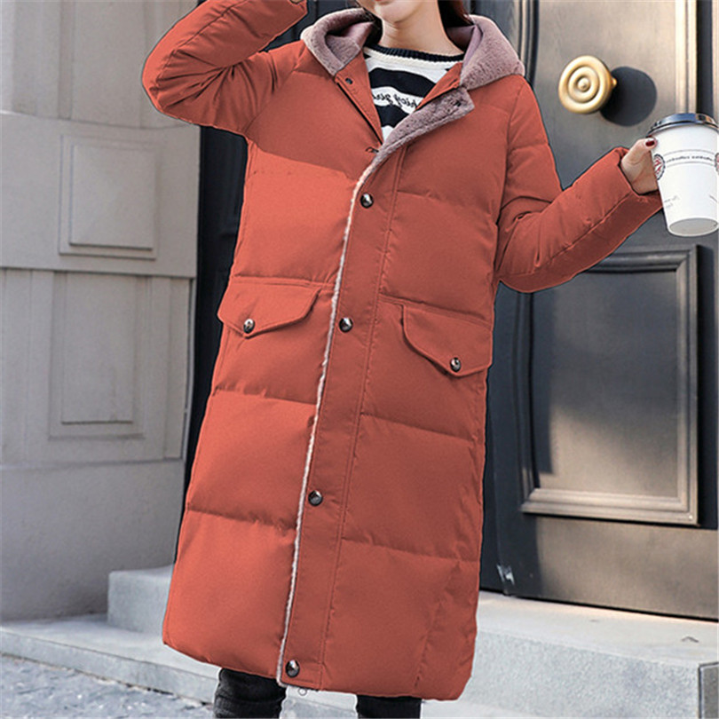 Modern női téli kabát kapucnival több színben