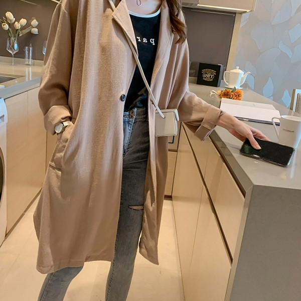 Palton de toamna de dama model larg in trei culori