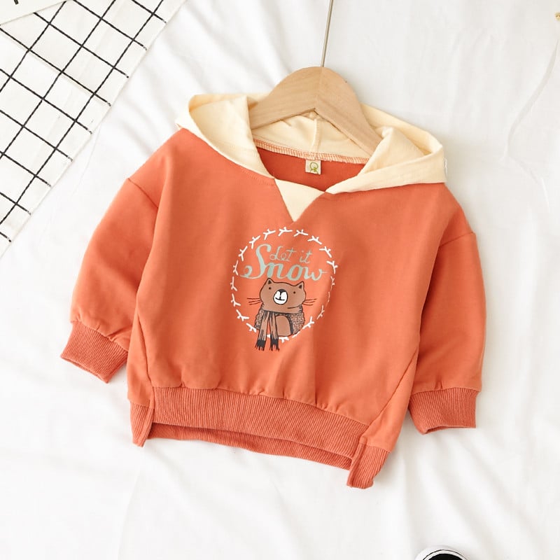 Lezser gyerek blúz fiúknak két színben kapucnival és rátéttel