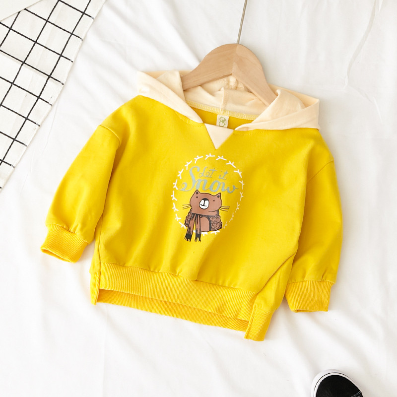 Lezser gyerek blúz fiúknak két színben kapucnival és rátéttel