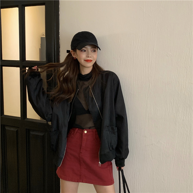 Bluza casual dama cu guler inalt in mai multe culori