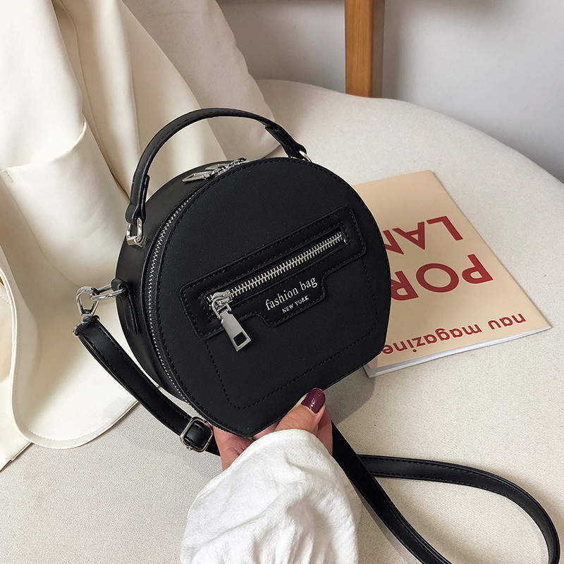 Geanta de dama moderna cu fermoar si maner scurt si lung