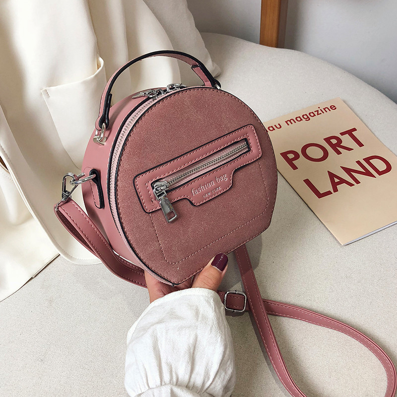 Geanta de dama moderna cu fermoar si maner scurt si lung