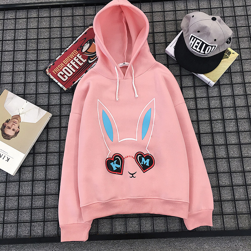 Hanorac zilnic de damă în roz și albastru cu aplicație