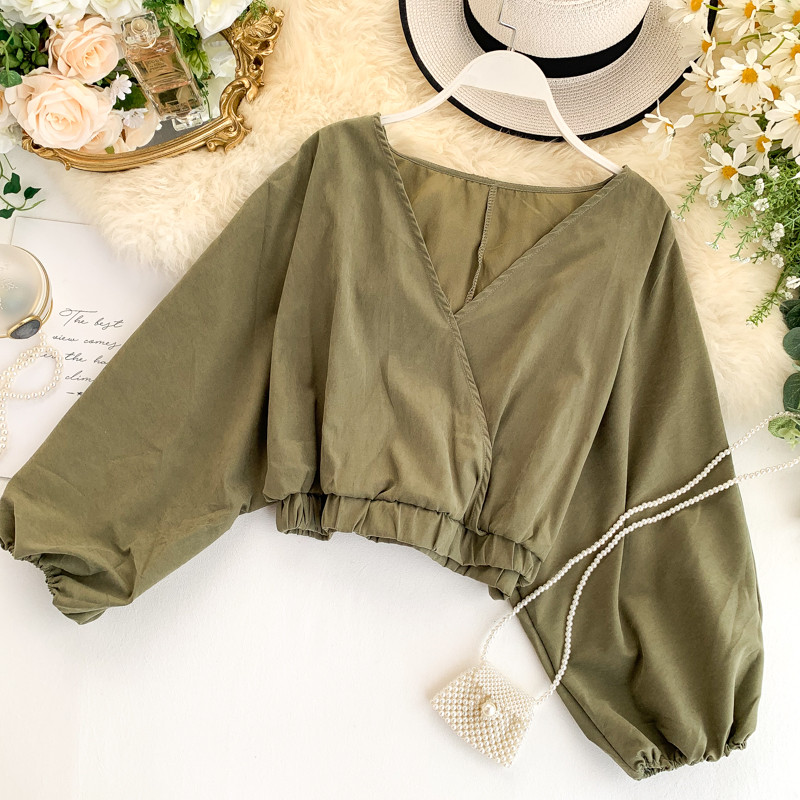 Modern női ing V-nyakkal, több színben