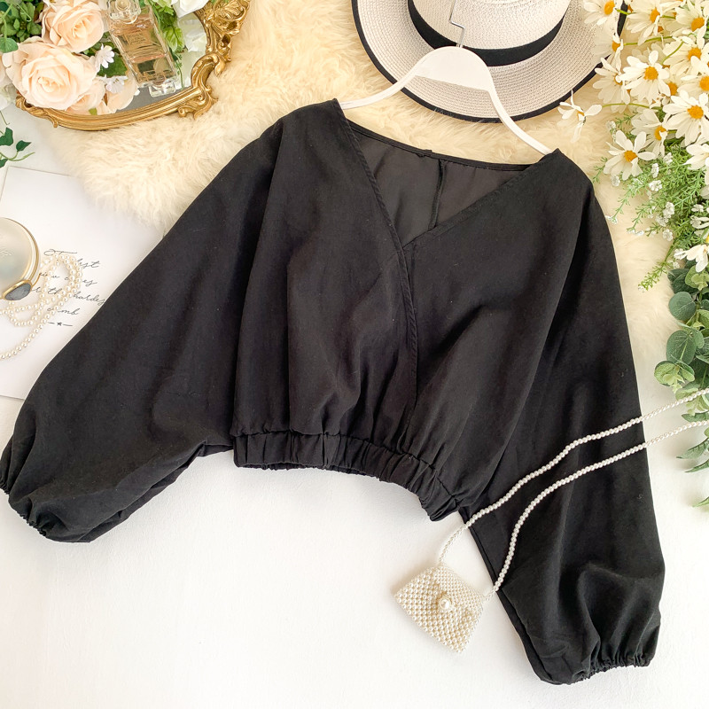 Modern női ing V-nyakkal, több színben