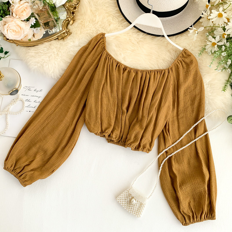 Γυναικεία μπλούζα με στρογγυλό λαιμόκοψη σε διάφορα χρώματα