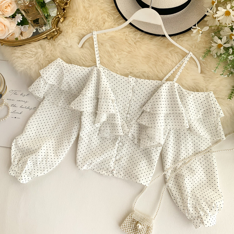 Γυναικείο πουκάμισο πουά με λεπτές λωρίδες  σε διάφορα χρώματα