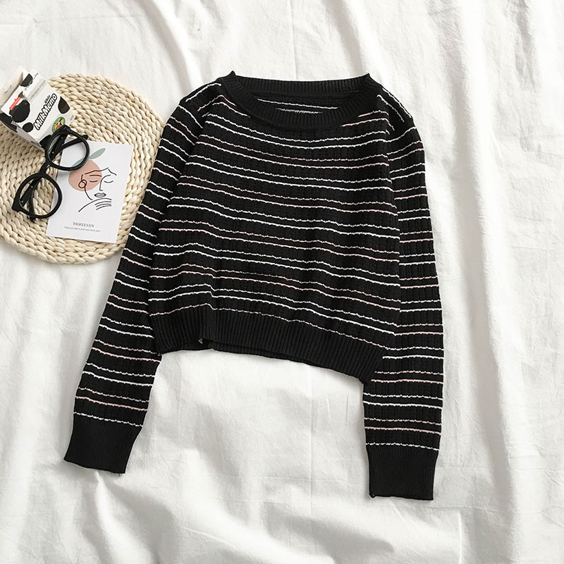 Női blúz három színben, hosszú ujjú, O-nyakú