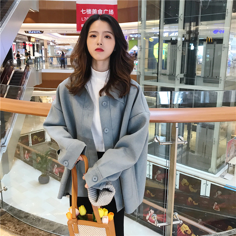 Palton casual dama in doua culori - model lat