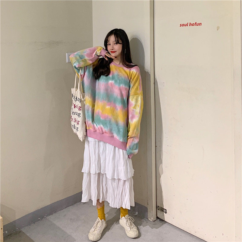 Γυναικεία μακρύ μπλούζα σε δύο χρώματα