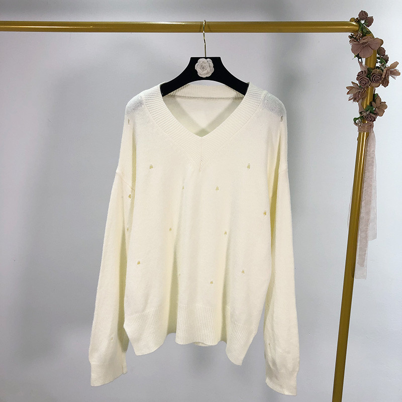 Pulover de dama subtire cu motiv rupt in mai multe culori