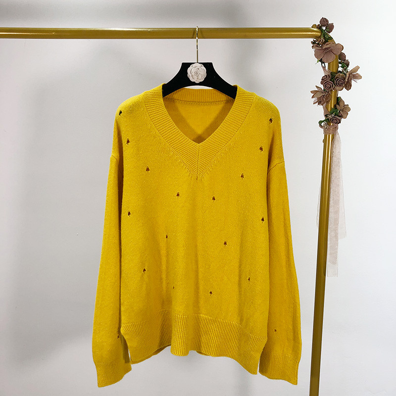 Pulover de dama subtire cu motiv rupt in mai multe culori