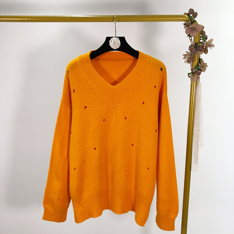 Pulover de dama subtire cu motiv rupt in mai multe culori