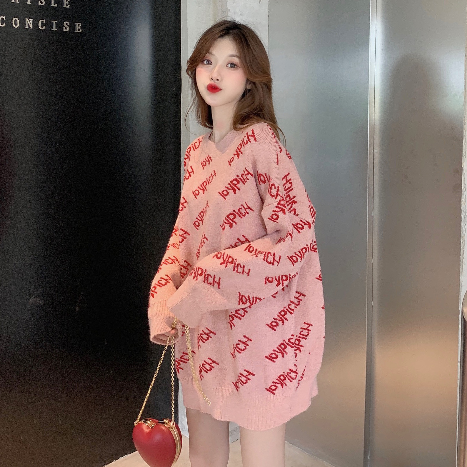 Γυναικείο μοντέρνο φόρεμα - ίσιο μοντέλο σε τρία χρώματα