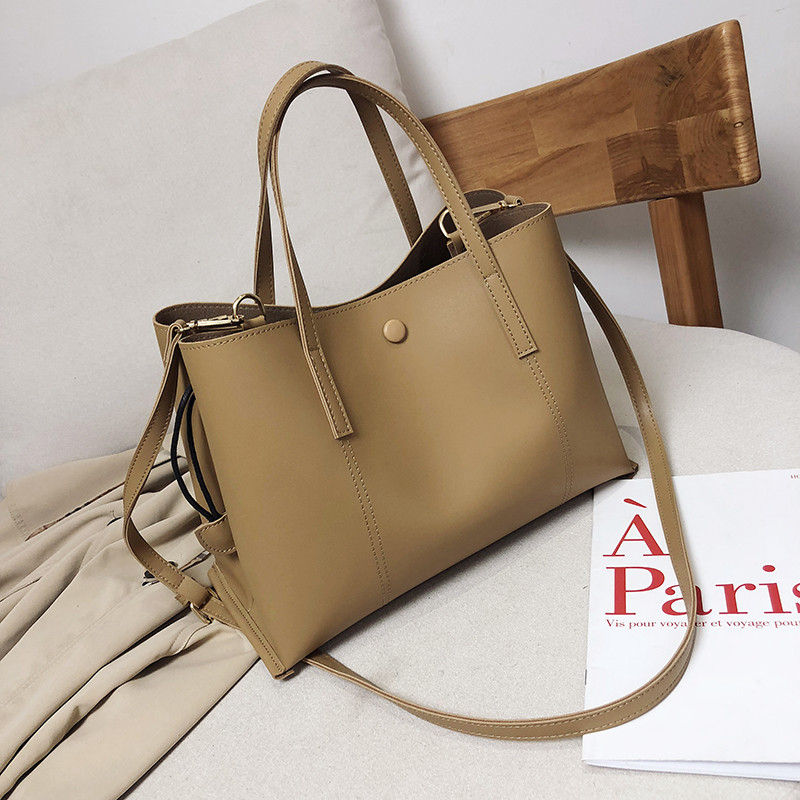 Geanta de dama din piele cu maner lung si scurt