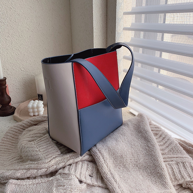 Geanta de dama din piele cu maner in mai multe culori