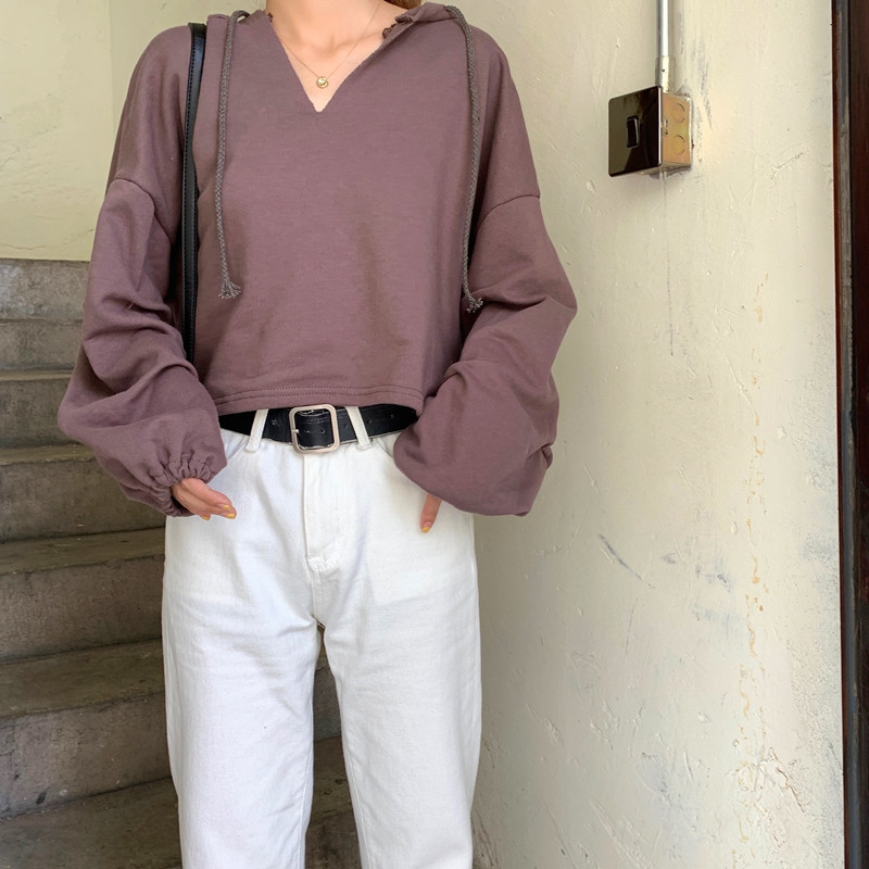 Hanorac de dama in trei culori cu gluga