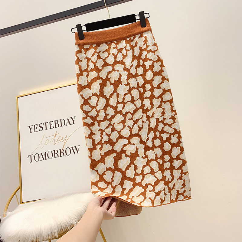 Fusta de dama cu talie inalta in doua culori