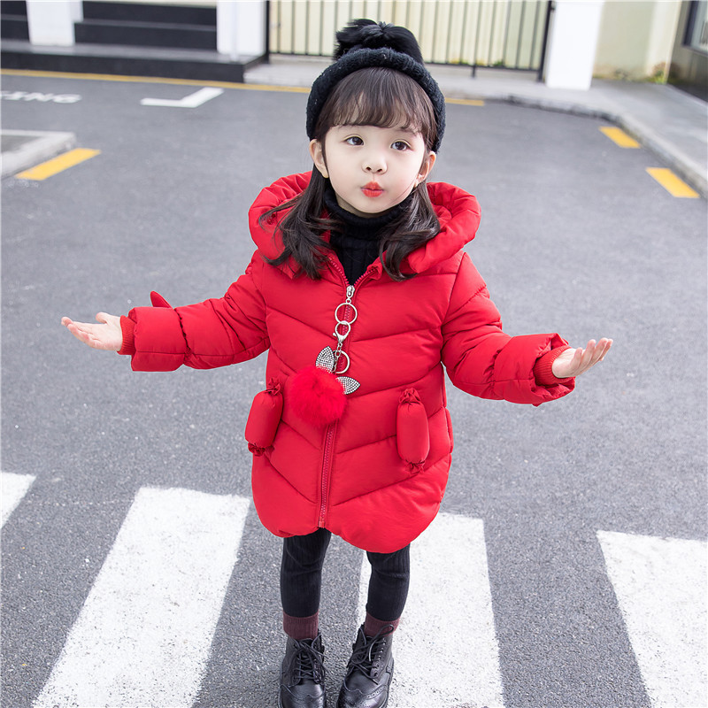 Geaca de copii model nou pentru fete moderna cu gluga in mai multe culori