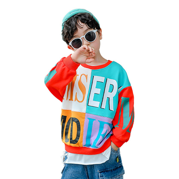 Σύγχρονη παιδική μπλούζα για αγόρια σε δύο χρωμάτων