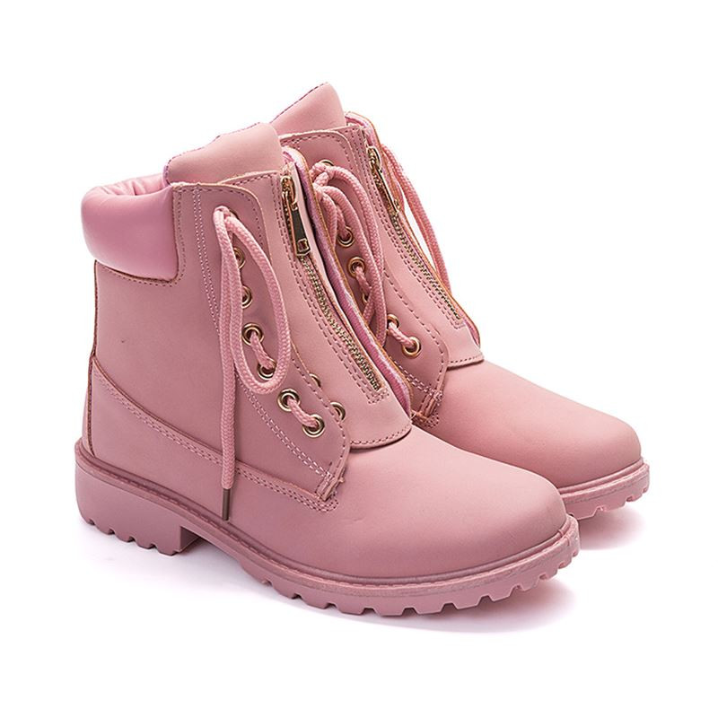 Ghete de dama moderne cu sireturi si fermoar in mai multe culori