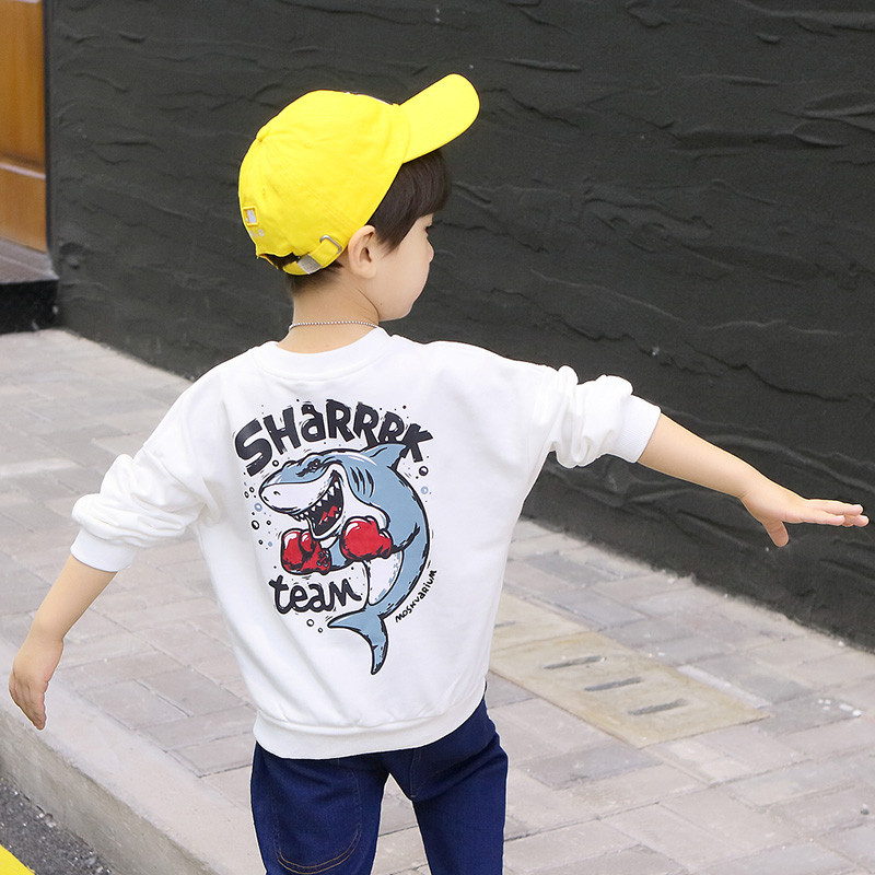 Alkalmi gyerekblúz fehér és fekete színben, rátéttel fiúknak