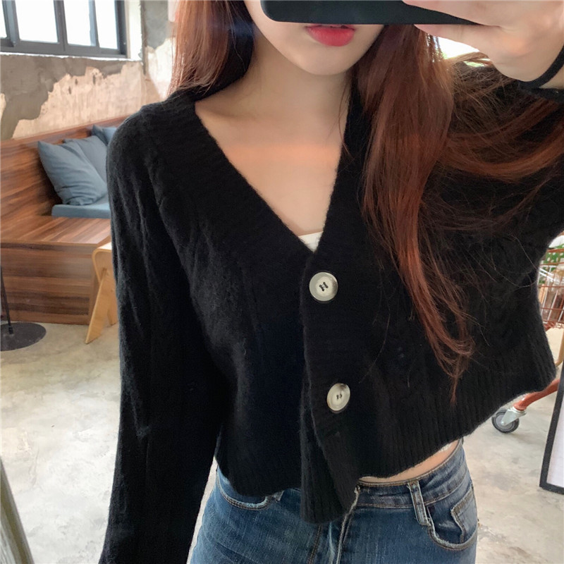 Cardigan scurt casual de dama in mai multe culori