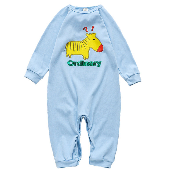 Children`s pajamas in two colors with different applications for boys