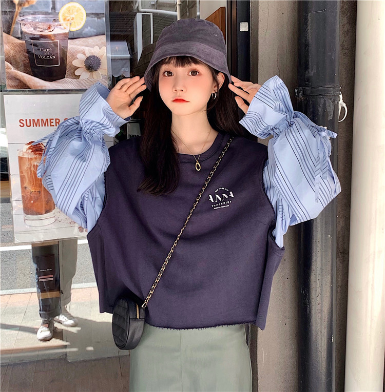 Bluza de dama actuala in doua culori model lat