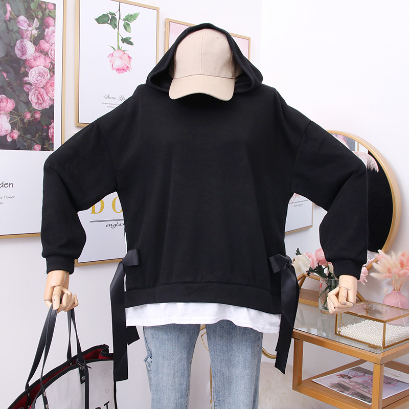 Hanorac de dama model nou cu gluga si maneci lungi - mai multe culori