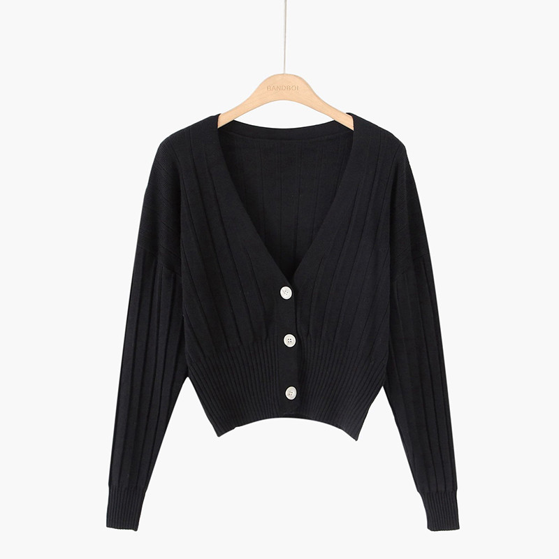 Νέο μοντέλο μοντέρνα γυναικεία ζακέτα με λαιμόκοψη σε διάφορα χρώματα