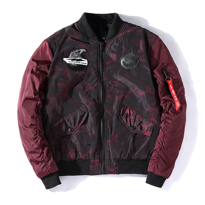 Geacă de iarnă modernă pentru bărbați cu guler înalt în trei culori