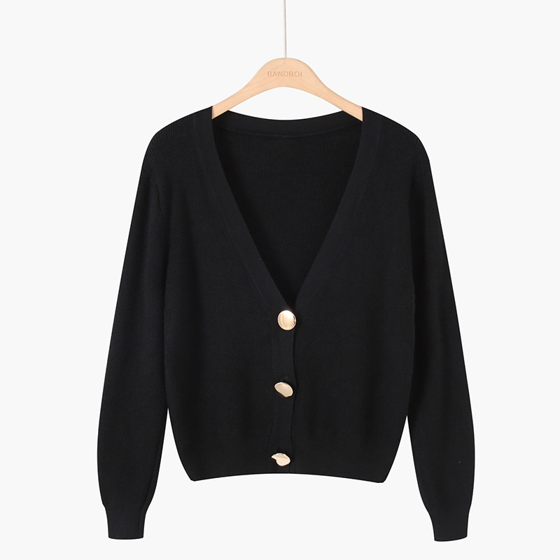 Modern női mellény spitz nyakkivágással és gombokkal több színben