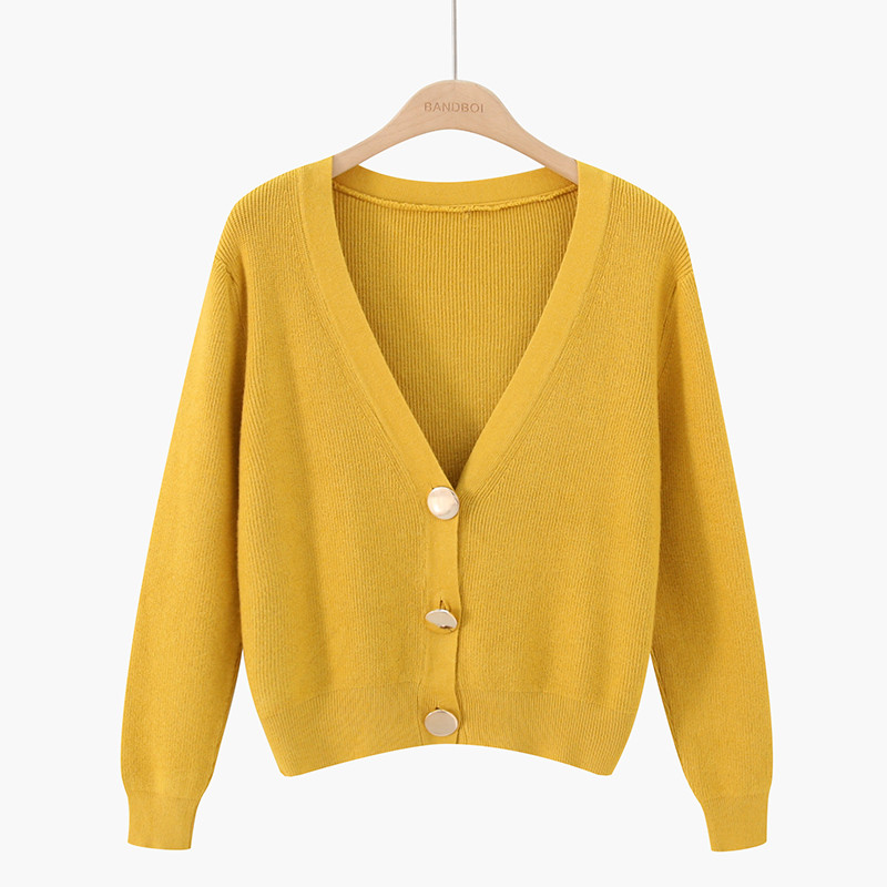 Modern női mellény spitz nyakkivágással és gombokkal több színben