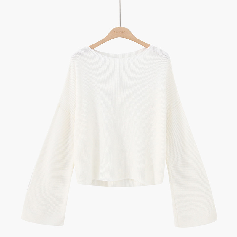 Új modell széles ujjú női pulóver több színben