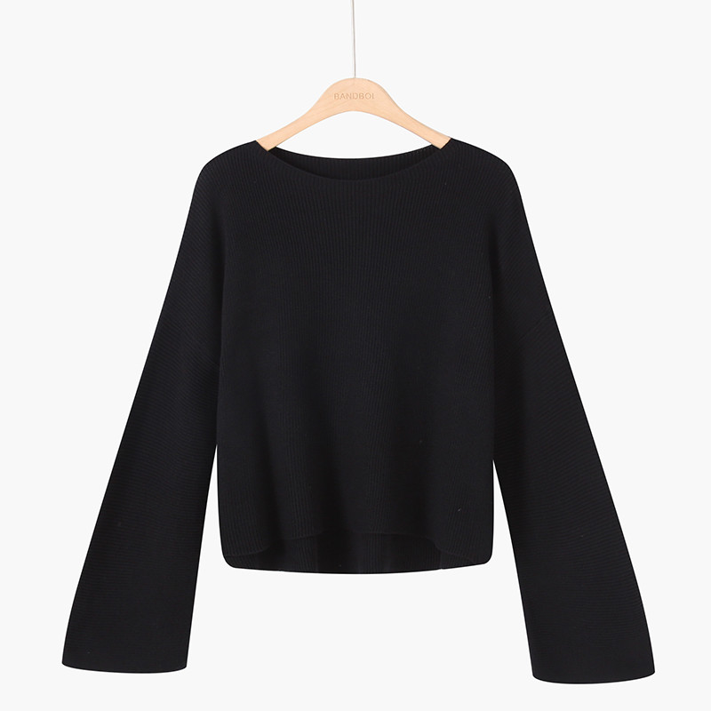 Új modell széles ujjú női pulóver több színben