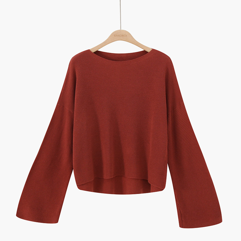 Új modell széles ujjú női pulóver több színben