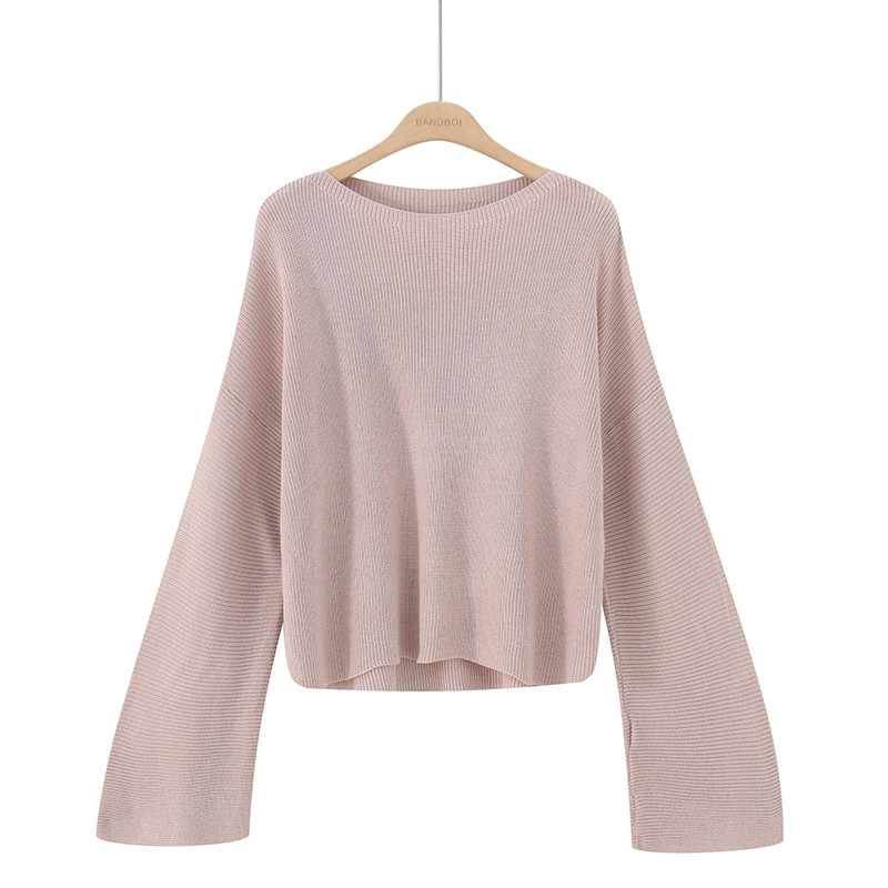 Új modell széles ujjú női pulóver több színben