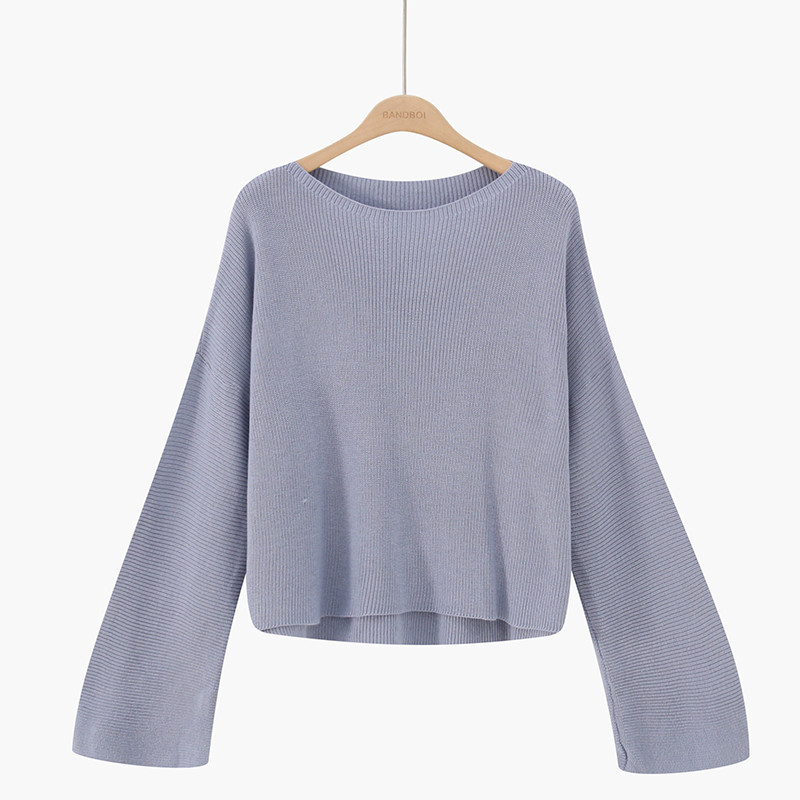 Új modell széles ujjú női pulóver több színben